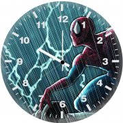 spider man in rain hm wall clock