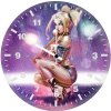 harley quinn with baseball bat 1b wall clock