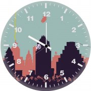 avengers art yj wall clock