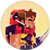 battle ready deadpool and wolverine side by side nx wall clock