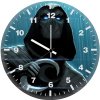 moon knights crescent darts 9h wall clock
