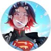 super raven supergirl 7d wall clock