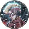 captain marvel artwork brie xo wall clock