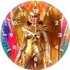 wonder woman yellow armor suit xf wall clock