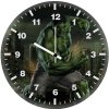 hulk smash art k4 wall clock
