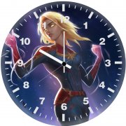 captain marvel new 21 wall clock