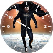 dark superman ds wall clock