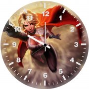 power girl ev wall clock