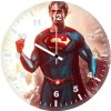 superman reckless c8 wall clock
