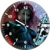 black widow with ak47 fx wall clock