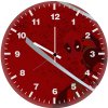deadpool minimalist background 2x wall clock
