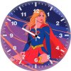 supergirl neon vibes yq wall clock