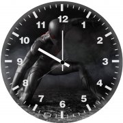 dark spider tr wall clock
