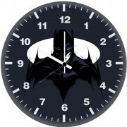 batman minimalist art z0 wall clock