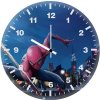 spiderman digital art pj wall clock