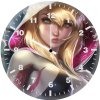 spider gwen stacy art d3 wall clock