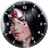 wonder woman red cheeks 9t wall clock