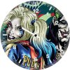 joker and harley quinn art 8o wall clock