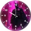 the batman in shades of purple dp wall clock