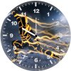 deathstroke speedster artwork 7g wall clock