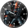 deathstroke illustration 0p wall clock