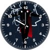 god of thunder thor 9v wall clock