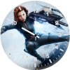 black widow pk wall clock