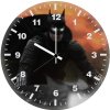 batman on batcycle z1 wall clock
