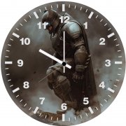 batman guardian of justice em wall clock