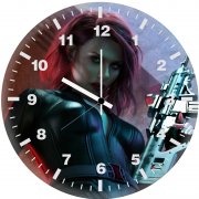 4kblack widow 5y wall clock