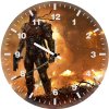 deathstroke gun and sword 59 wall clock