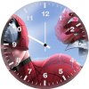 spiderman chilling e0 wall clock