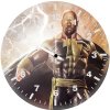 black adam artwork ca wall clock
