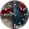 spiderman on wall i0 wall clock