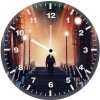 joker stair walk o1 wall clock