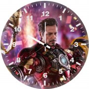 5k suit up iron man cs wall clock