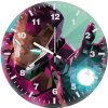 low poly iron man graphic design gm wall clock