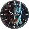 batman digital artwork z2 wall clock