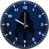 batman dark minimalism om wall clock
