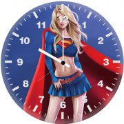 supergirlmv wall clock