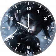 dark spider girl elegance jz wall clock