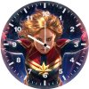 captain marvel arts n5 wall clock