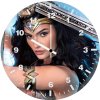 cosplay of wonder woman girl vr wall clock