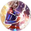 captain marvel artwork 1b wall clock