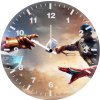 thanos vs iron man thor captain america 49 wall clock