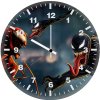 venom carnage battle concept art ai wall clock