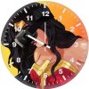 wonder woman using vr headset zb wall clock