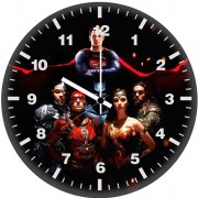 justice league superheroes i3 wall clock