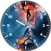 deadpool and wolverine clash ky wall clock