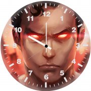 art 4ksuperman wv wall clock